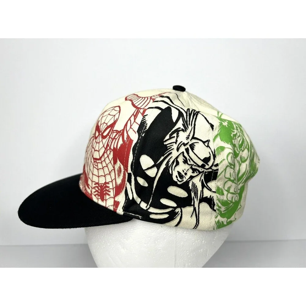 MARVEL Avengers Disney Parks Snapback Hat Cap - Youth - Spider-Man Capt America